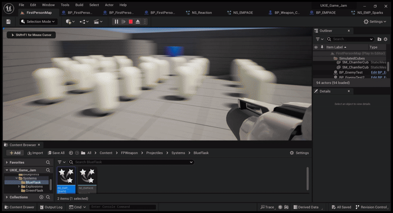 Ukie Game Jam 2024 • Unreal Engine 4 • Niagara